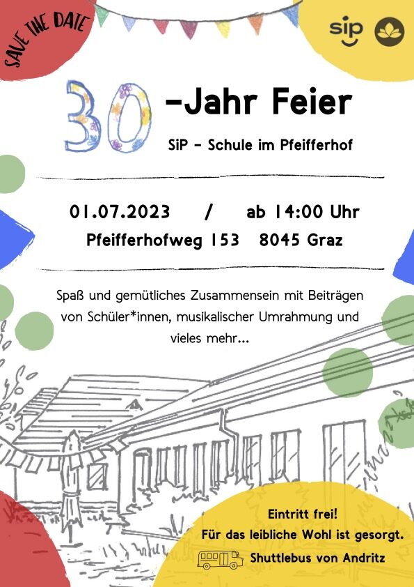 Flyer 30 Jahre